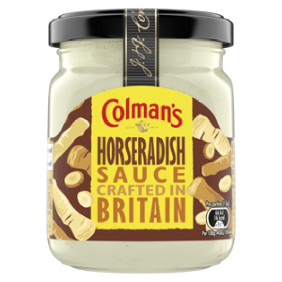 Picture of COLMANS Horseradish Sauce 136g Jar x8